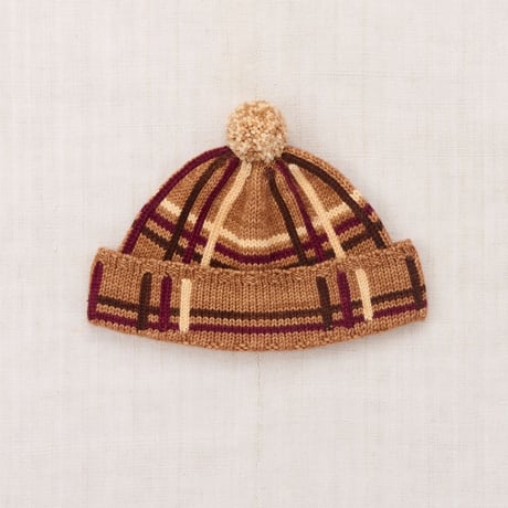 【Misha&Puff】PLAID CAP (ROSE GOLD)