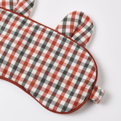 【 Rylee + Cru 】SLEEP MASK HOLIDAY GINGHAM