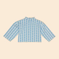 【 Apolina 】 VALERIE JERSEY SWEATER - NORDIC FLORAL JACQUARD