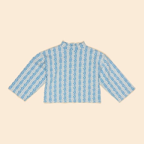【 Apolina 】 VALERIE JERSEY SWEATER - NORDIC FLORAL JACQUARD