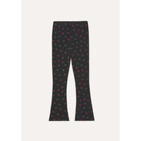 【The Campamento】 Flowers Flare Leggings - Grey