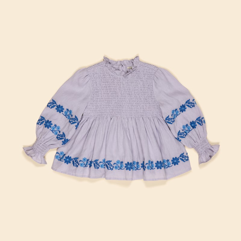 Apolina 】 MIA BLOUSE - VIOLET CREME | MIK & CO