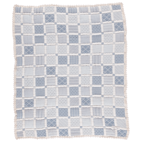 【Bebe Organic】Mai Blanket - Blue Patchwork