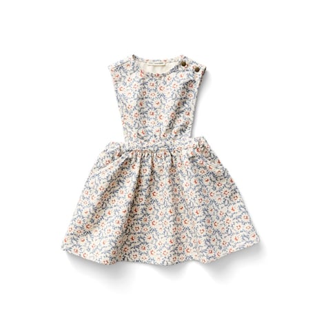 【 SOOR PLOOM 】TIPPI PINAFORE, MUMS PRINT, POWDER