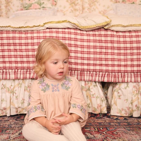 【 Apolina 】 BABY STEVIE LS ROMPER - DRIED ROSE