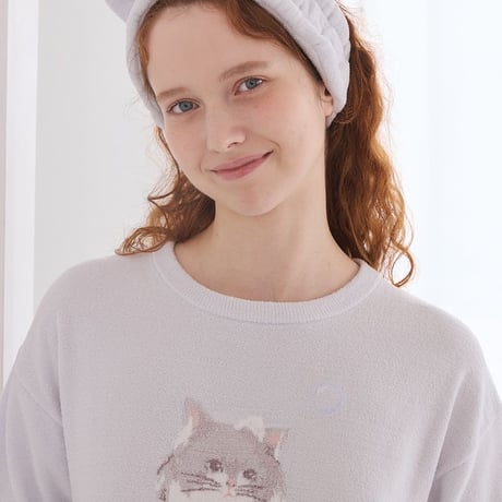 【 gelato pique 】 PWNT264068 ﾊﾞｽﾀｲﾑCATJQDﾌﾟﾙｵｰﾊﾞｰ IVR（size F）