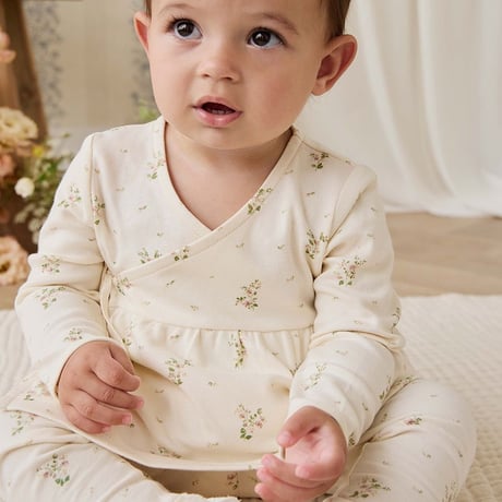 【 Jamie kay 】 JKCP264033 OCﾚｷﾞﾝｽJosepha Egret Small OWHT（size 80-120）／ｵｰｶﾞﾆｯｸｺｯﾄﾝ