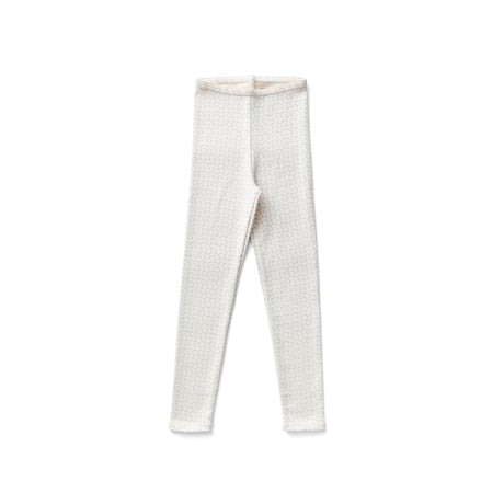 入荷後発送ご予約商品【 SOOR PLOOM 】STRETCH LEGGING, CROSS STITCH PRINT, TALC