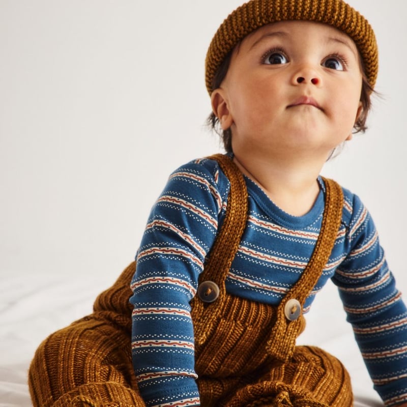 Misha&Puff】 BABY RIB LONGIES (NUTMEG) | MIK & CO