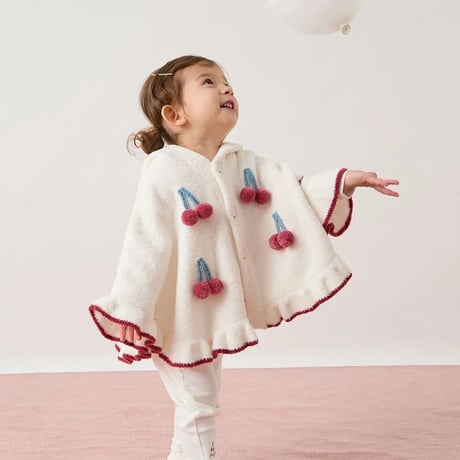 【 gelato pique 】PBNT264431 BABYｴｱﾘｰﾓｺﾁｪﾘｰﾎﾟﾝﾁｮ IVR（size F 70~90）