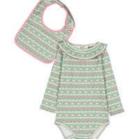 【 hello simone 】Pernilla baby set Kitty Aqua