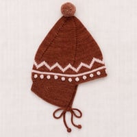 【Misha&Puff】ZIG ZAG POINTY PEAK HAT (CEDAR)