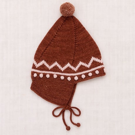 【Misha&Puff】ZIG ZAG POINTY PEAK HAT (CEDAR)