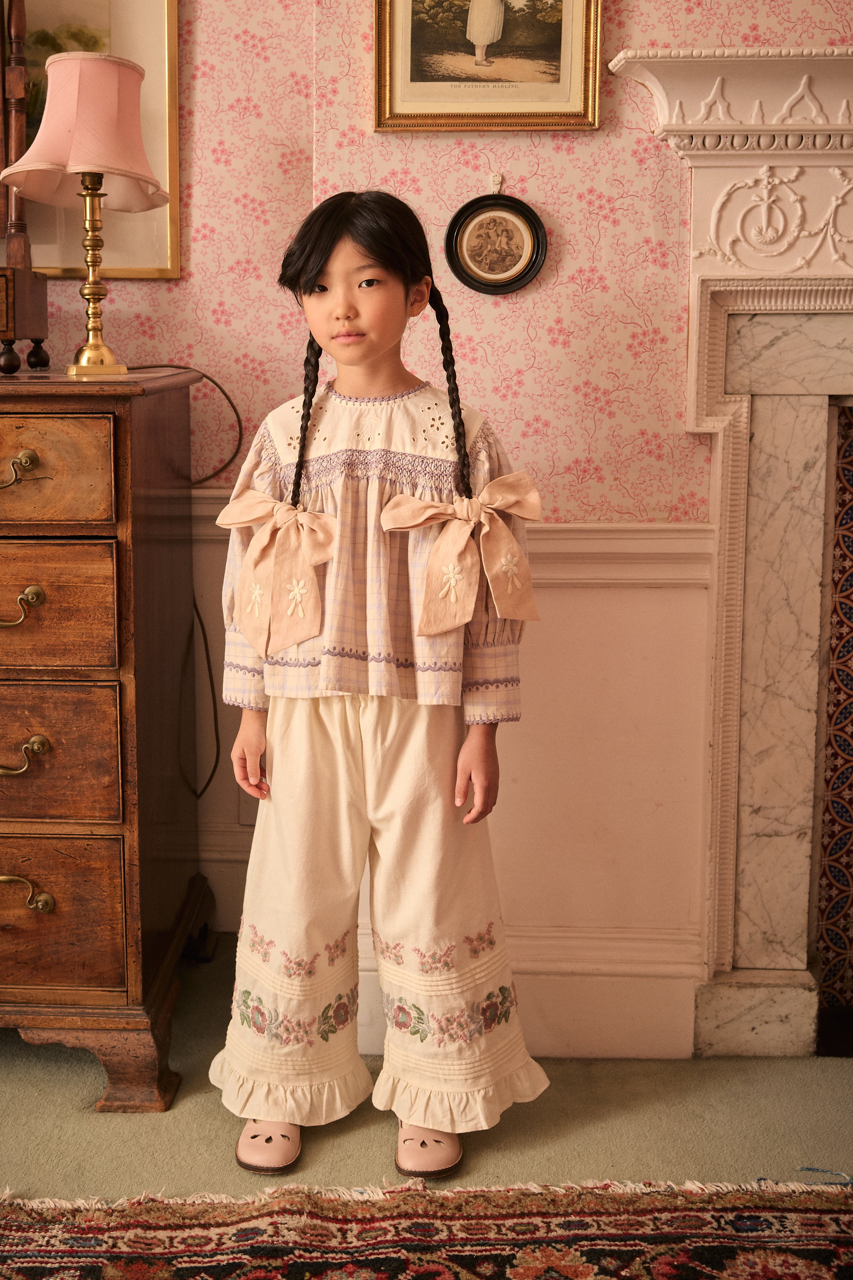Apolina 】 DORA LS BLOUSE - CAMP CHECK | MIK & CO