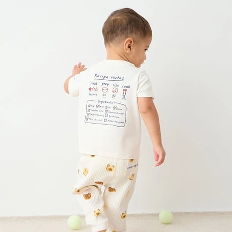 【 gelato pique 】PBCP264480 BABYｱﾆﾏﾙﾌﾞﾚｯﾄﾞ柄ﾛﾝｸﾞﾊﾟﾝﾂ CRM (size 80)