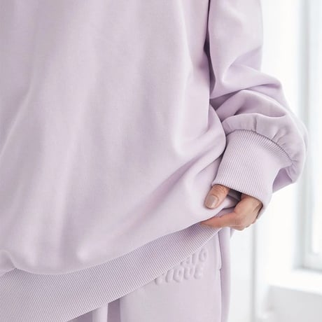 【 gelato pique 】PWCT264288 裏毛ﾌﾟﾙｵｰﾊﾞｰ LAV (size F)
