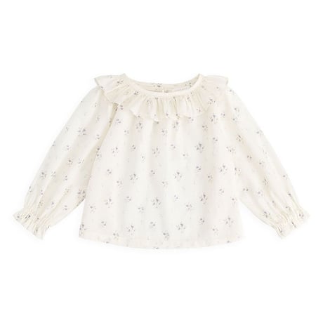【 Jamie kay 】JKFT264142 ｺｯﾄﾝ花柄ﾌﾘﾙｶﾗｰﾄｯﾌﾟｽJade Floral OWHT（size 100）