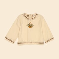 【 Apolina 】 TOVA BASKET BLOUSE - CREAM