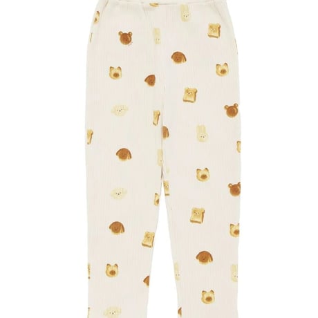 【 gelato pique 】PKCP264477 KIDSｱﾆﾏﾙﾌﾞﾚｯﾄﾞ柄ﾛﾝｸﾞﾊﾟﾝﾂ CRM (size 90-110)