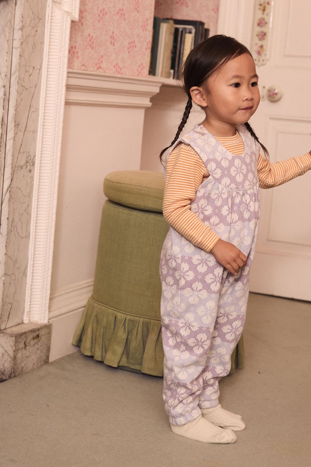 Apolina 】 BABY JERSEY HILDA OVERALL ROMPER -