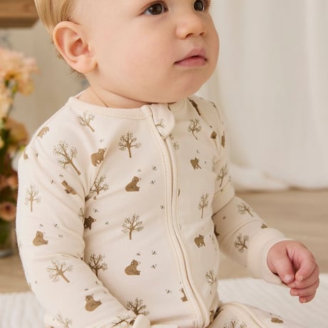 【 Jamie kay 】JBCO264040 OC長袖ﾛﾝﾊﾟｰｽHoney Bear Cloud OWHT（size 70,80）