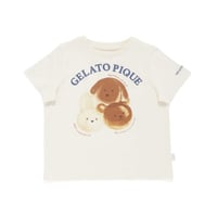 【 gelato pique 】PKCT264475 KIDSｱﾆﾏﾙﾌﾞﾚｯﾄﾞﾜﾝﾎﾟｲﾝﾄT CRM (size 90-110)