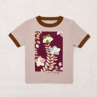 【Misha&Puff】 KIKYO FLOWER RINGER TEE (TURTLEDOVE)