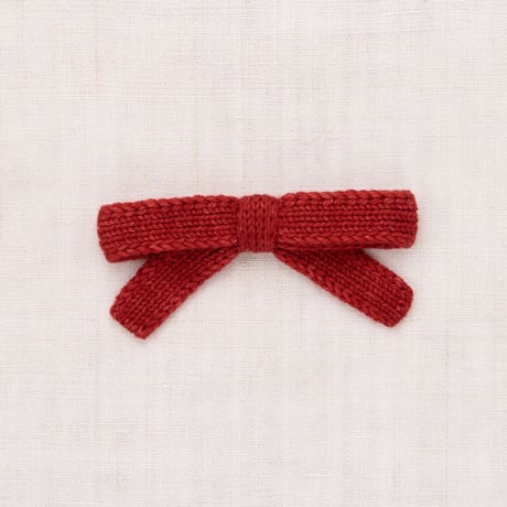 【Misha&Puff】JUMBO GOLDIE BOW (GARNET)