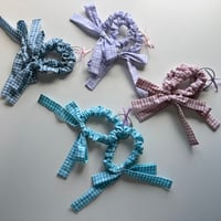 【mc】 Twin  scrunchie Gingham