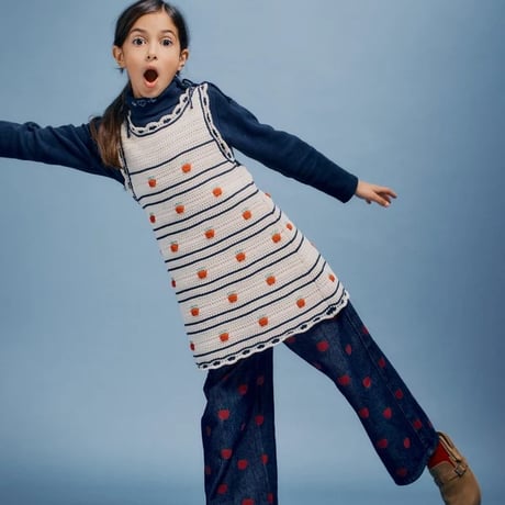 【Bebe Organic】Minnie Pants - Apple Denim