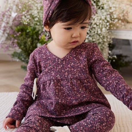 【 Jamie kay 】JKGA264096 OCﾍｱﾊﾞﾝﾄﾞFig Floral WINE