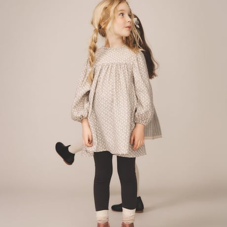 【 SOOR PLOOM 】CLEMENTINE DRESS, FILIGREE PRINT, ROSE SMOKE