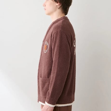 【 gelato pique 】PMNT264085 HOMMEﾍﾞﾋﾞ ｱﾆﾏﾙﾌﾞﾚｯﾄﾞｶｰﾃﾞ&ｽｶｰﾌ BRW (size M)