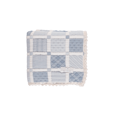 【Bebe Organic】Mai Blanket - Blue Patchwork