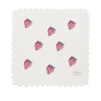 【 gelato pique 】 PKGG999162 KIDSﾌｪｲﾊﾞﾘｯﾄJQDﾌﾞﾗﾝｹｯﾄ RED