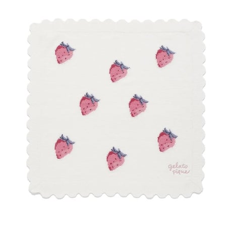【 gelato pique 】 PKGG999162 KIDSﾌｪｲﾊﾞﾘｯﾄJQDﾌﾞﾗﾝｹｯﾄ RED