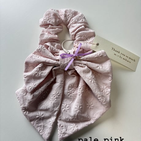 【mc】　Embroidery ribbon scrunchie mini