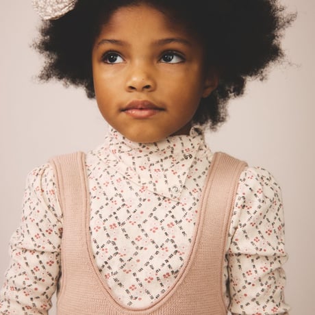 入荷後発送ご予約商品【 SOOR PLOOM 】POUF TURTLENECK, TRELLIS PRINT, LADYBIRD