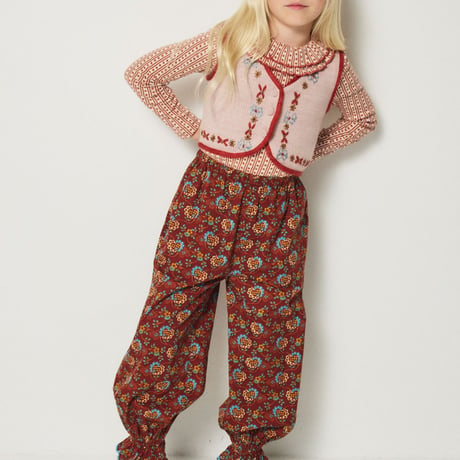 【Misha&Puff】SWEETHEART TOP (CANDYFLOSS LITTLE HOUSE FLORAL)