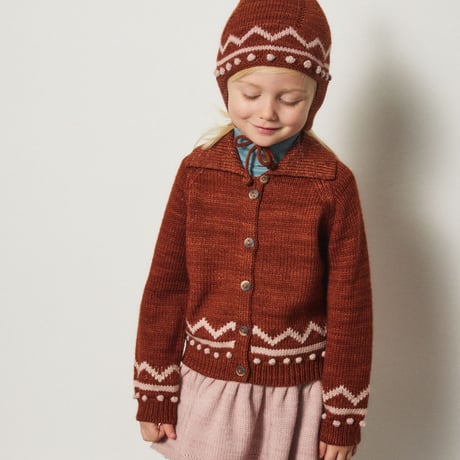 【Misha&Puff】ZIG ZAG POINTY PEAK HAT (CEDAR)