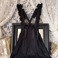 Ank Rouge サスペンダー付きスカート