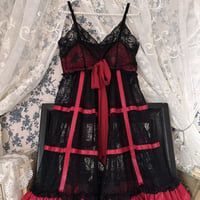 Qutie Frash 蜘蛛メッシュベビードール