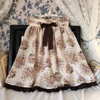 axes femme 花柄スカート