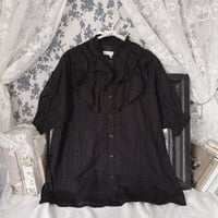 Perla nell'ostrica チェックブラウス