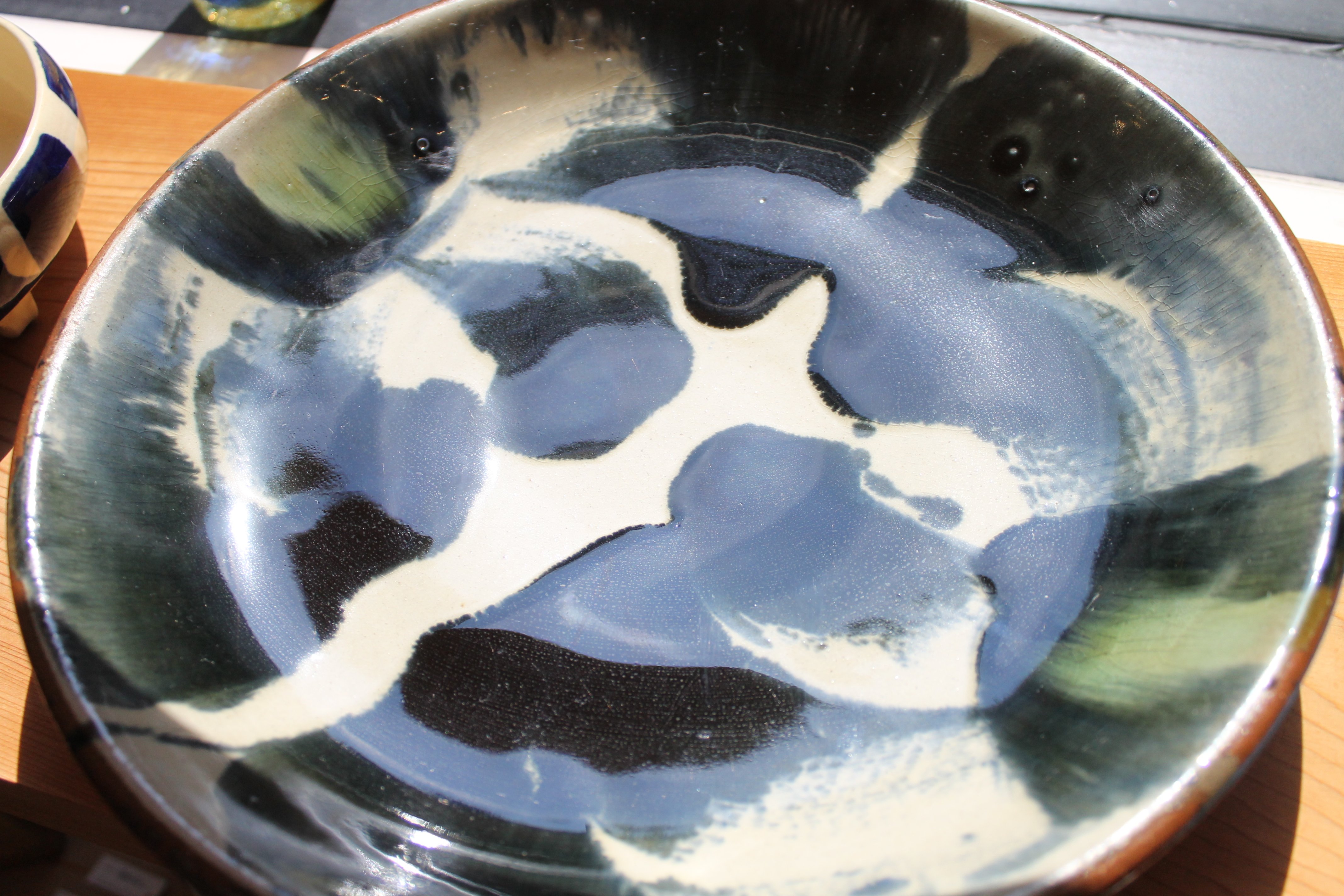 【未使用】山田義力 大皿 大鉢 8寸 琉球焼 やちむん 作家物 器 沖縄 やちむん ギャラリー山田 山田真萬さん 大皿 尺皿 | BRILLANTE IL