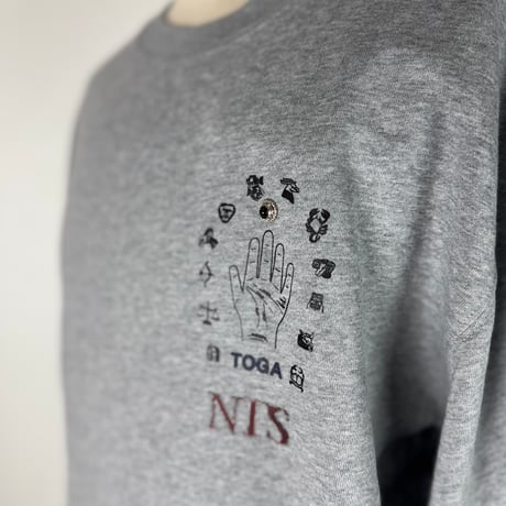 TOGA×NTS コラボレーション  / Studs sweatshirt （ TOGA×NTS