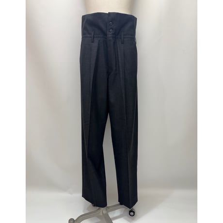 TOGA  VIRILIS / Twill high waist trousers