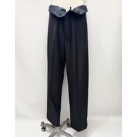 TOGA  VIRILIS / Twill high waist trousers