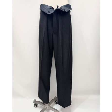 TOGA  VIRILIS / Twill high waist trousers