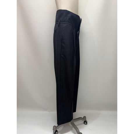 TOGA  VIRILIS / Twill high waist trousers